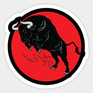 Bull Sticker